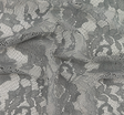Lace 1D426 Grey Nylon Fabric - Grey Solid Lace, 58/60" Width
