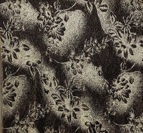 1 yard Black & Gold Foil Mesh Fabric 56/58" Wide Polyester Material for Event Décor & Apparel Projects