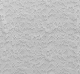 Lace 1D606 Nylon Spandex Fabric - Off White, 58/60" Width
