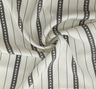 1 Yard Rayon Poplin Fabric Ivory And Black Elegant Apparel Material 54/55 Inches Width