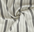 Rayon Poplin 1D637 100 Percent Rayon Fabric - Ivory/Black, 54/55" Width
