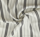 Rayon Poplin 1D637 100 Percent Rayon Fabric - Ivory/Black, 54/55" Width