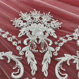 Beaded Embroidered Lace Mesh