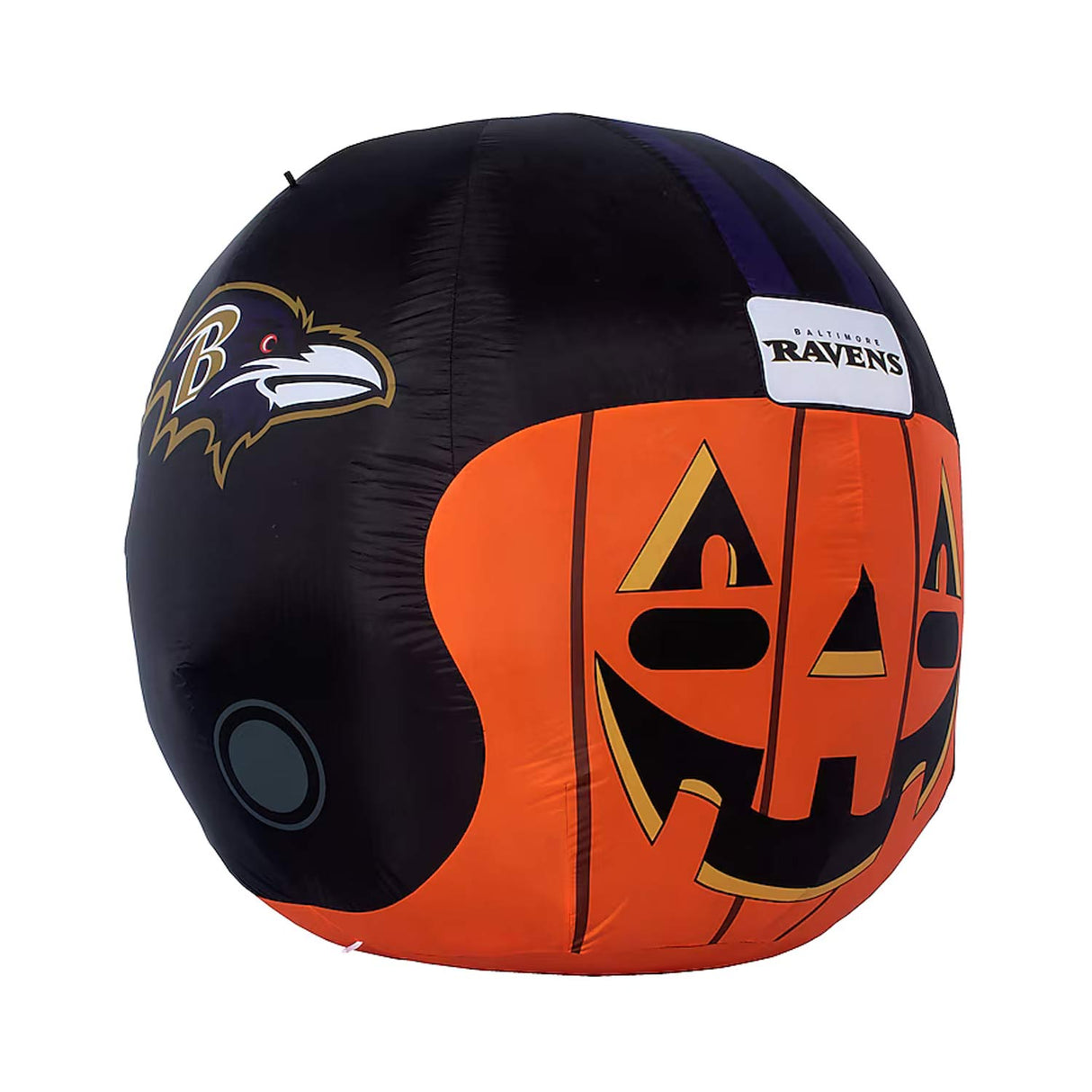 4 Foot Lighted Baltimore Ravens Team Themed Jack-o-Lantern Inflatable