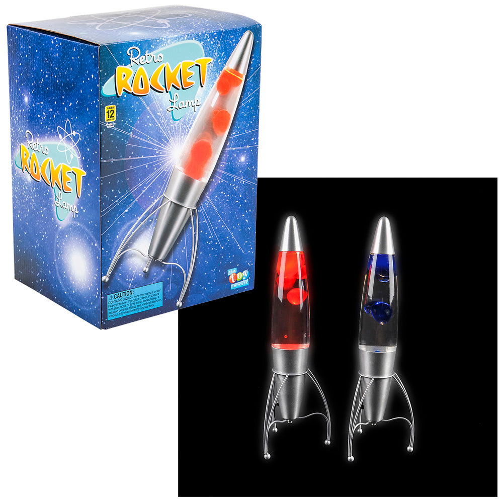 Rocket Ship Wax Motion Lamp 18"