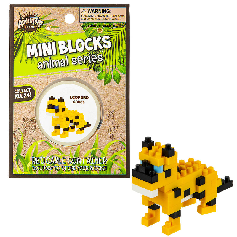 Mini Blocks Leopard Figure (1 PC)