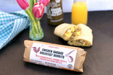 Hearty Chicken Sausage Breakfast Burrito with Eggs