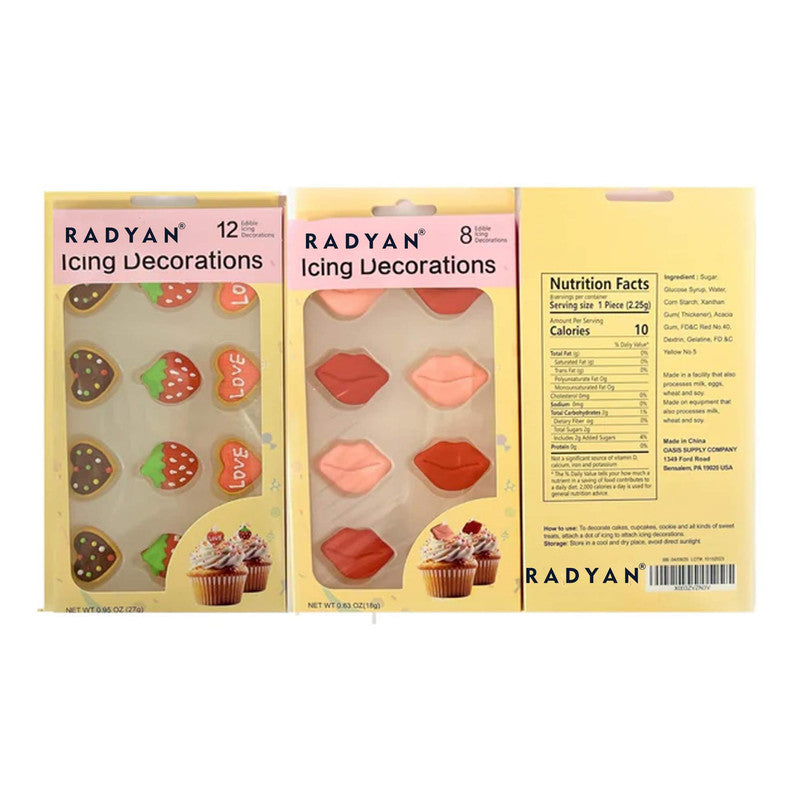 Valentine Cake Decorations Mothers Edible Icing Valentines