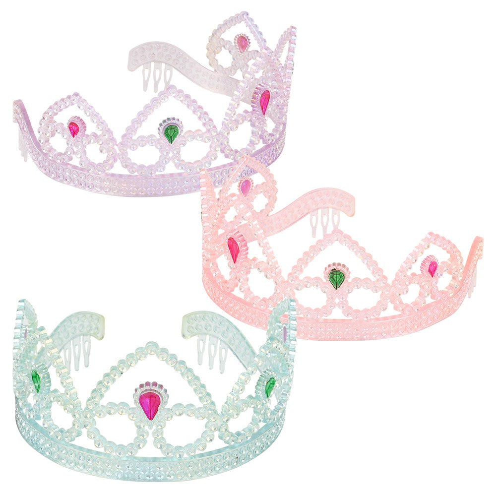 Pearly Tiara With Jewels (1 DZ)
