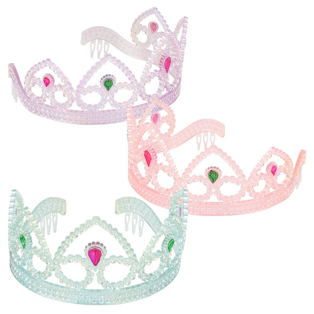 Pearly Tiara With Jewels (1 DZ)