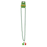 Irish Flag Shamrock Beads Necklace (1 DZ)