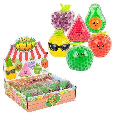 Squeezy Bead Fun Fruit (12 Pc Display)