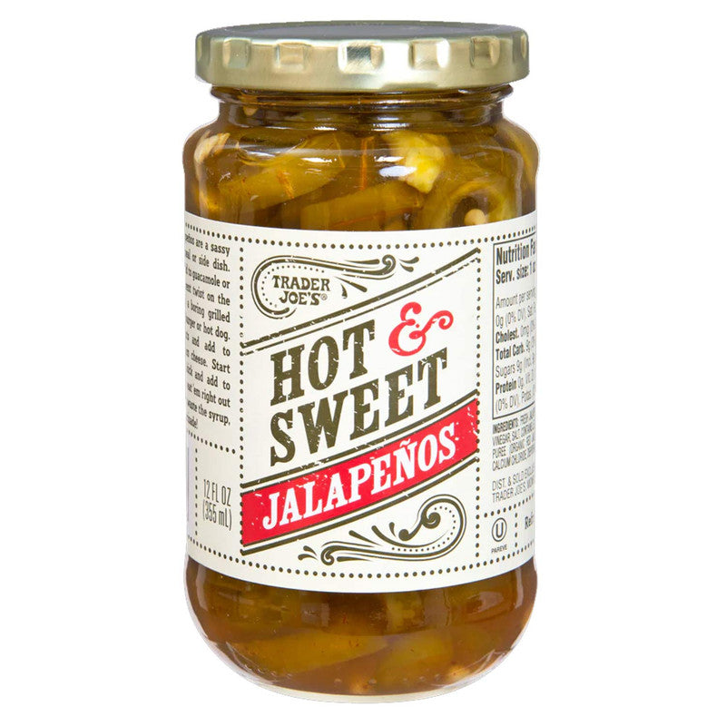 Trader Joe’s Hot & Sweet Jalapenos 12 Fl Oz