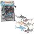Shark Assortment Set (6 Pc Mesh Bag)