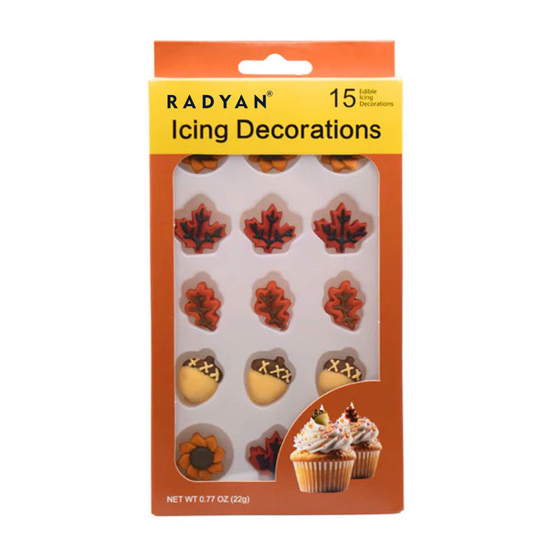 Thanksgiving Fall Edible Cake Decorations Candy Cupcake