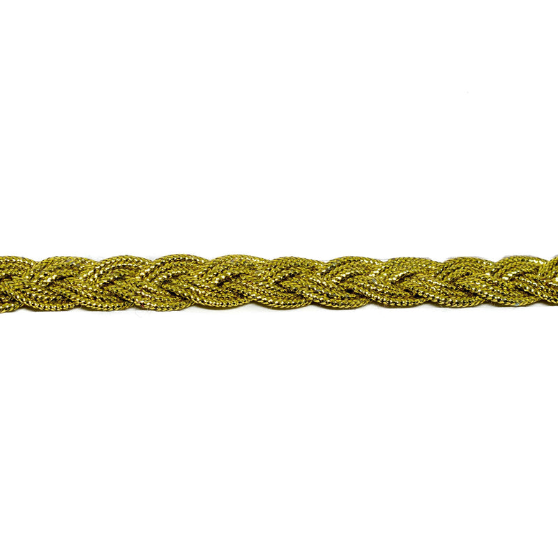 Metallic Braided Cord Gold 1 Yard