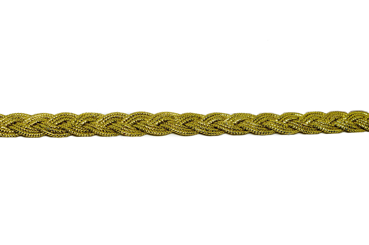 Metallic Braided Cord Gold 1 Yard