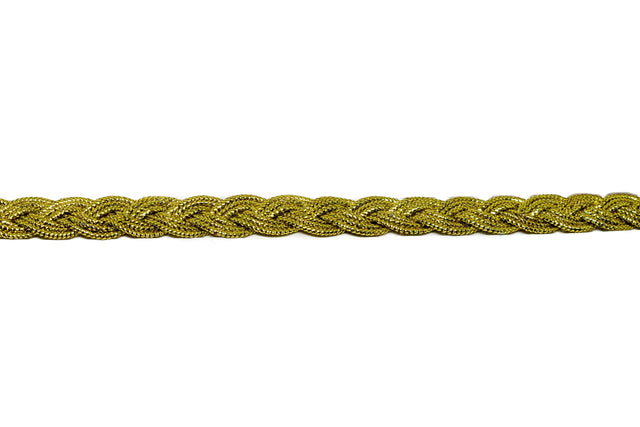 Metallic Braided Cord Gold 1 Yard