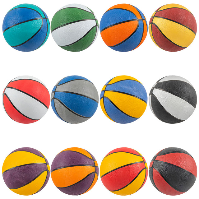 Basketballs Assorted Colors Regulation Basketballs (1 PC)