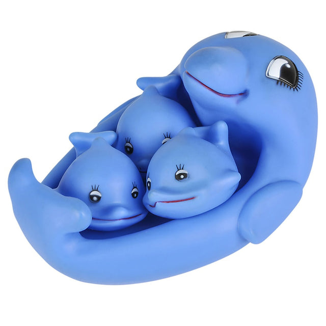 Dolphin Bath Play Set 4-Piece
