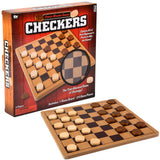 Wooden Checkers 10" (1 Box)