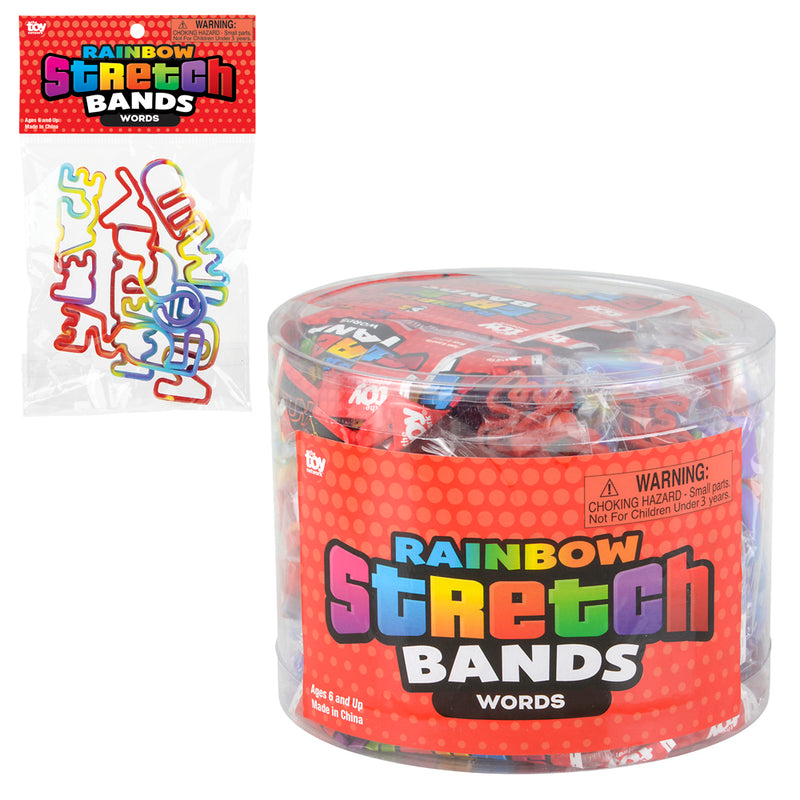 Rainbow Silicone Stretch Bands (1 CNS)