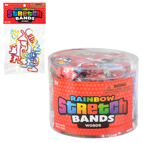 Rainbow Silicone Stretch Bands (1 CNS)