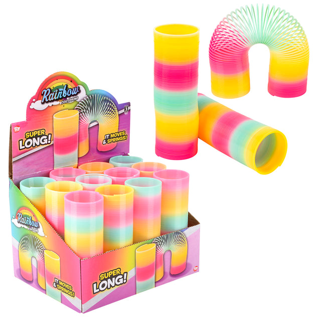 Rainbow Coil Spring (12 Piece Display)