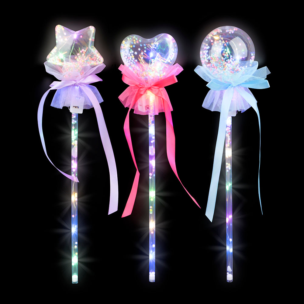 Light-Up Beaded Wand (1 DZ)