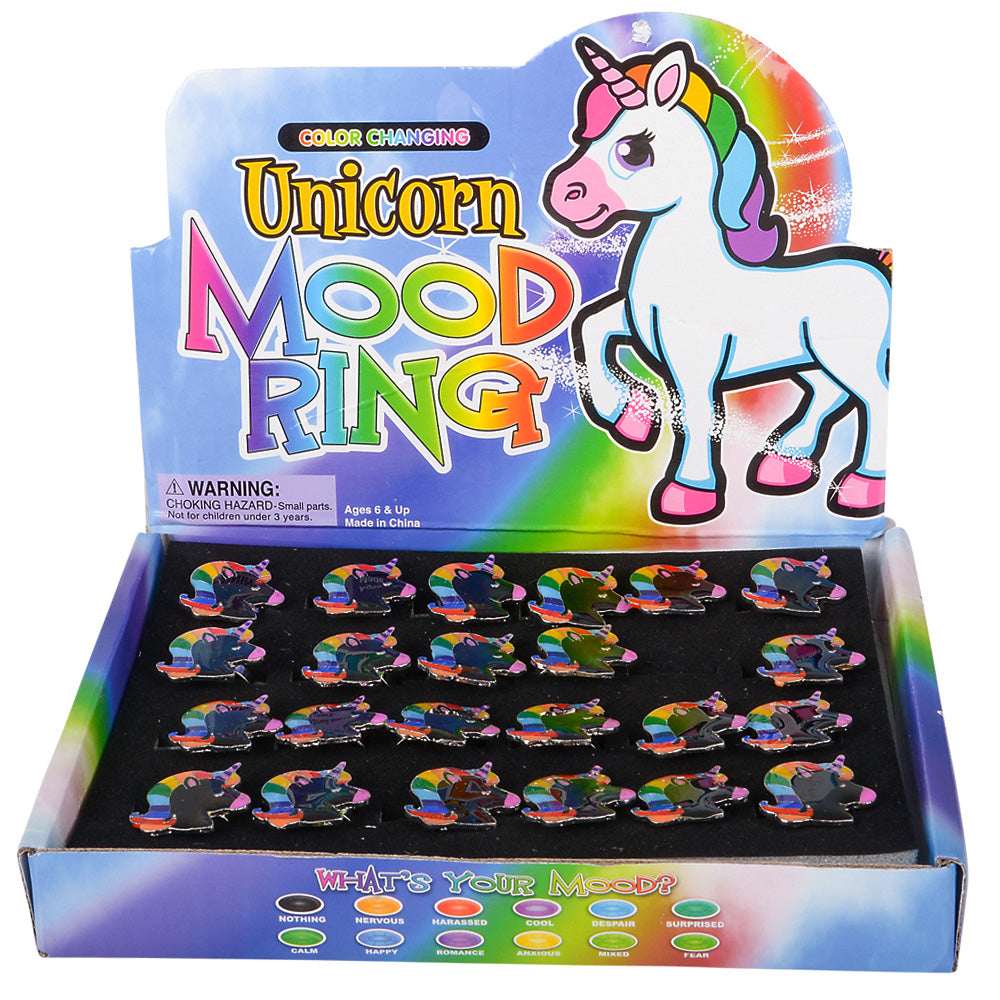 Unicorn Mood Ring (24pcs/Unit)