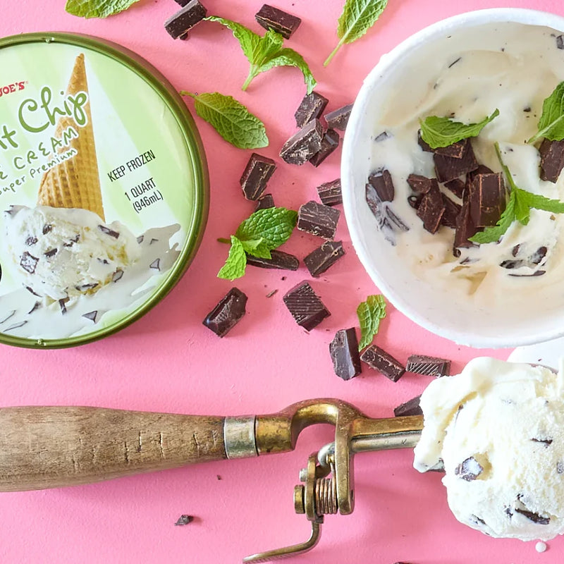 Mint Chip Ice Cream Creamy Peppermint Chocolate Chip Dessert 1 Qt