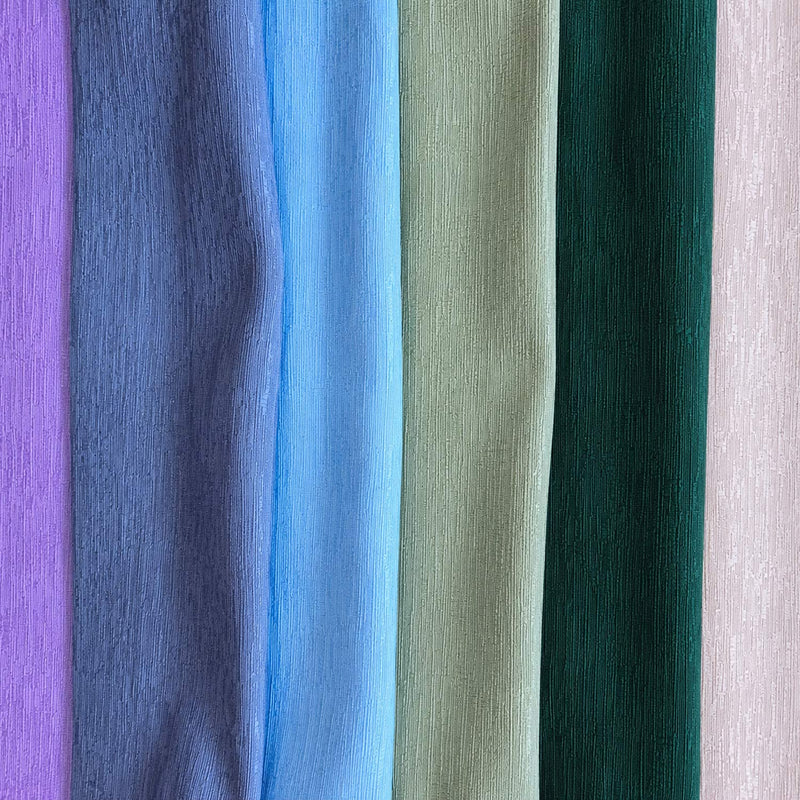 Luxury Jacquard Polyester Fabric - Solid Textured, 58/60" Width, Multiple Colors (1 Yard)