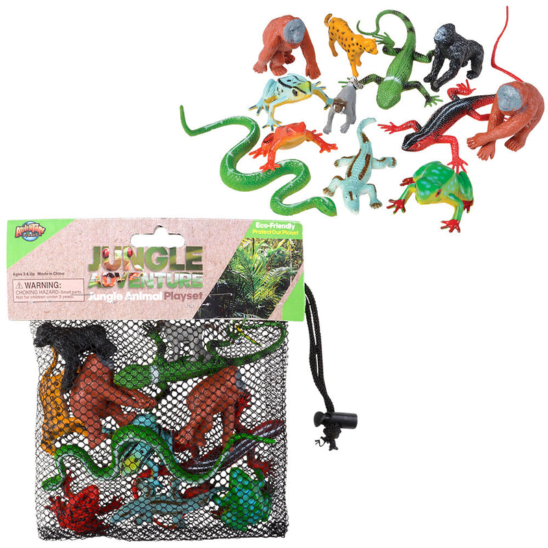 Jungle Mesh Bag Play Set (12 Pc Bag)