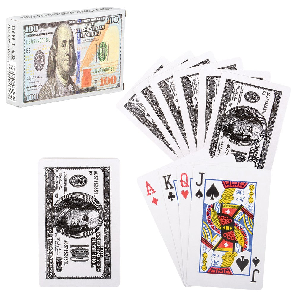 $100 Bill Playing Cards (1 DZ)