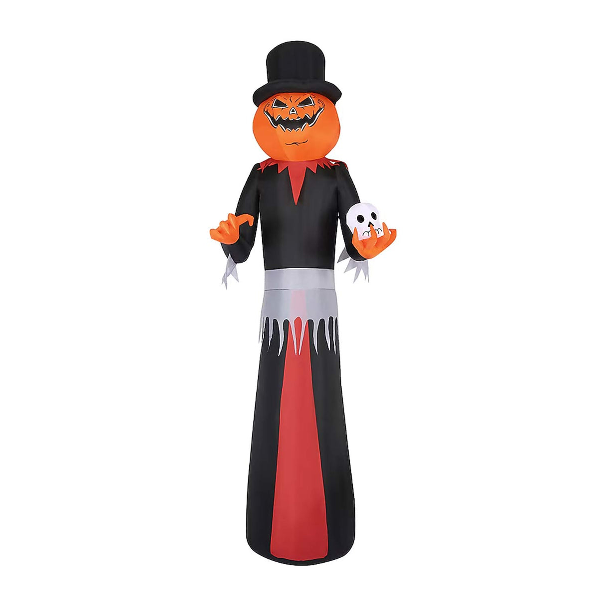 12ft Haunted Hill Farm Yard stake Lighted Jack-o-lantern Inflatable