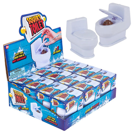 Squirt Toilet Joke Toy (12 PC Display)
