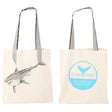 Shark Tail Canvas Bag 16"