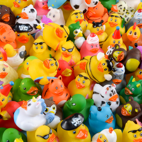 Rubber Ducky Assortment (100 Pc Bag)