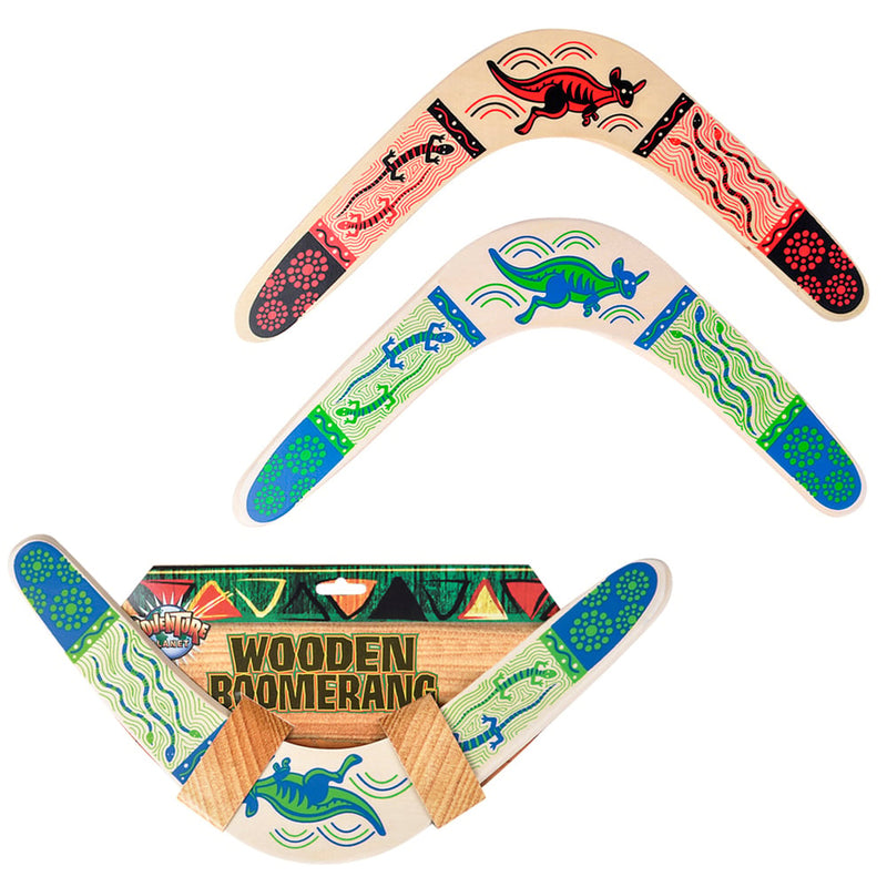 Wooden Boomerangs 14.5 Inch (1 PC)