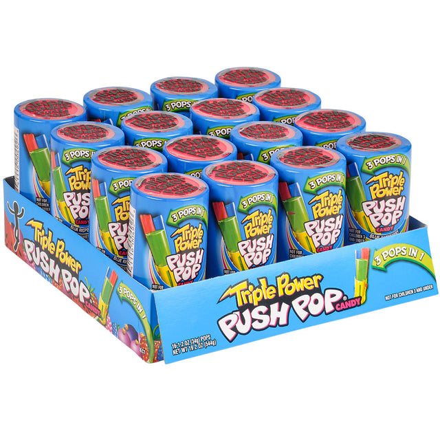Push Pops Triple Power 16 PC Display