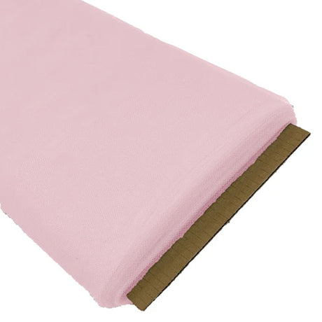 Light Pink Tutu Tulle Fabric - Light Pink Sheer Netting, 54" Width (5 Yards)