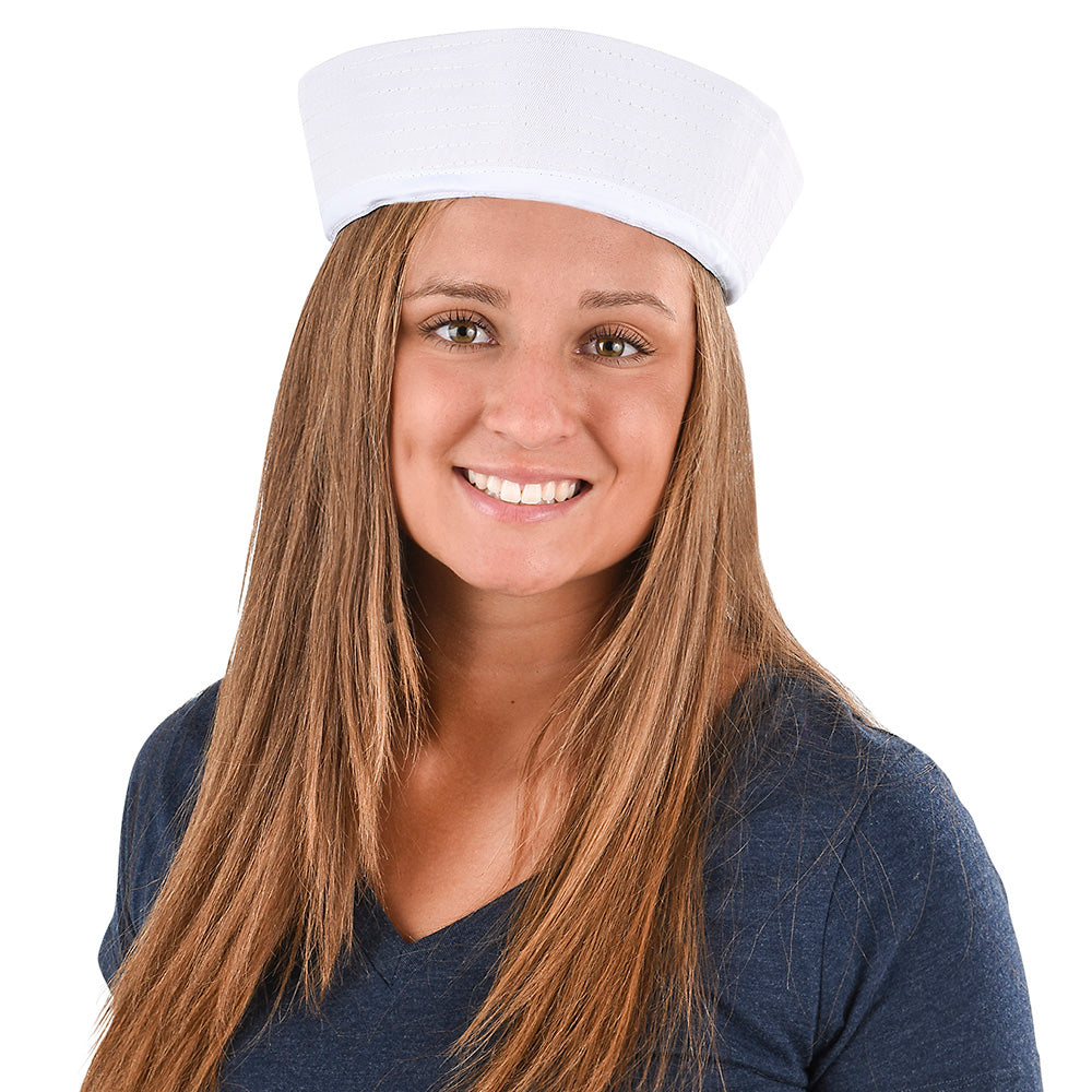 Sailor Hat Large White (1 DZ)