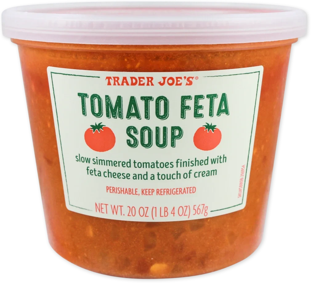 Tangy Tomato Feta Soup with Herbs