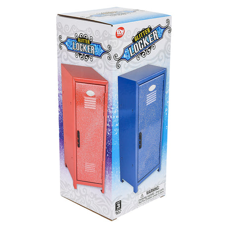 Mini Metal Locker 11" Glitter Decor