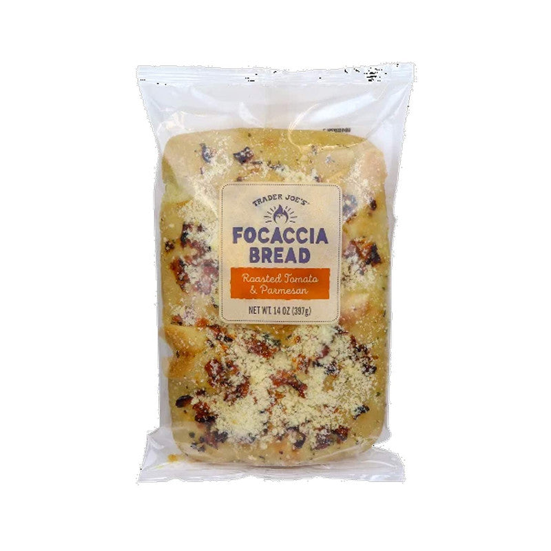 Trader Joe's Focaccia Bread with Roasted Tomato & Parmesan 14 oz