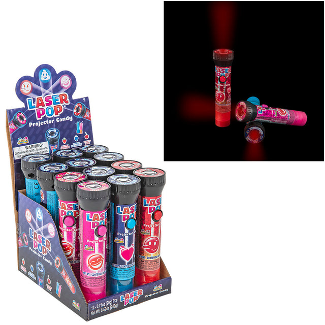 Laser Pop Projector Candy (1 DZ)