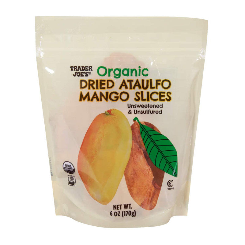 Organic Dried Ataulfo Mango Slices 6 Oz