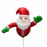 2.5FT Wall Hanging Santa Christmas Decoration