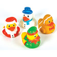 Holiday Duckies Mini Rubber Ducks (1 DZ)