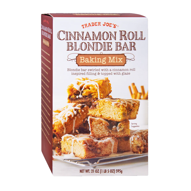 Trader Joe’s Cinnamon Roll Blondie Bar Mix 21 Oz